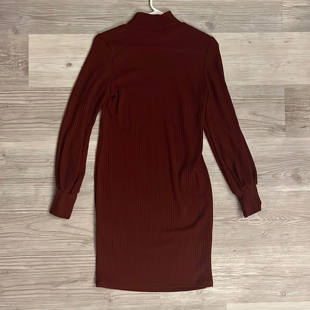 SHEIN Fitted High Neck Maternity Dress (Size S)
